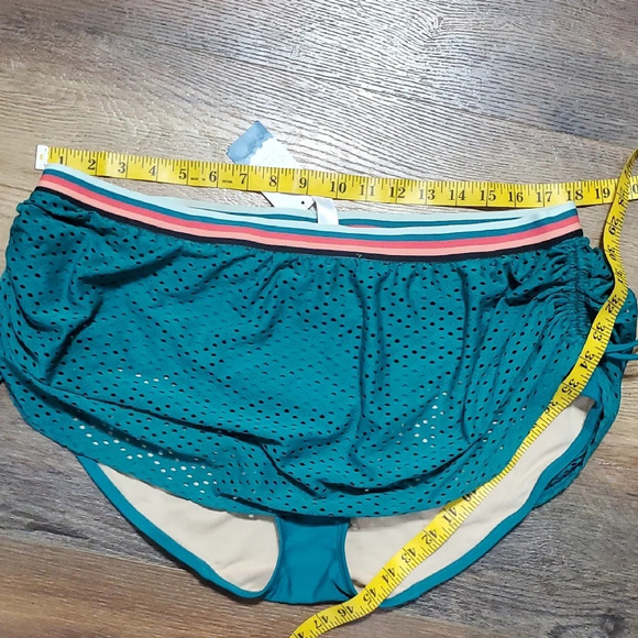 Cacique Teal Green Swimskirt Swimwear - Picture 4 of 6